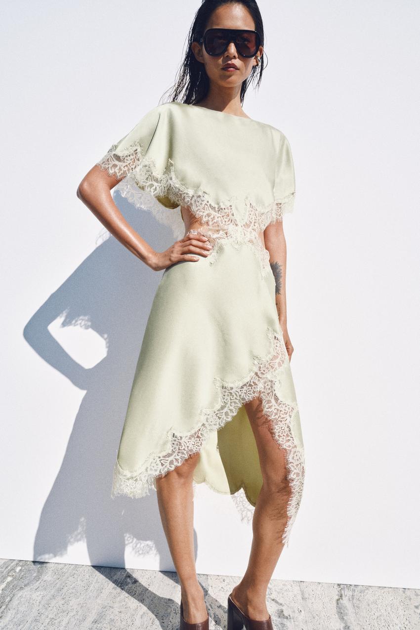 Colette Lace Cut-Out Midi Dress in Black - Maeve & Erin Dublin