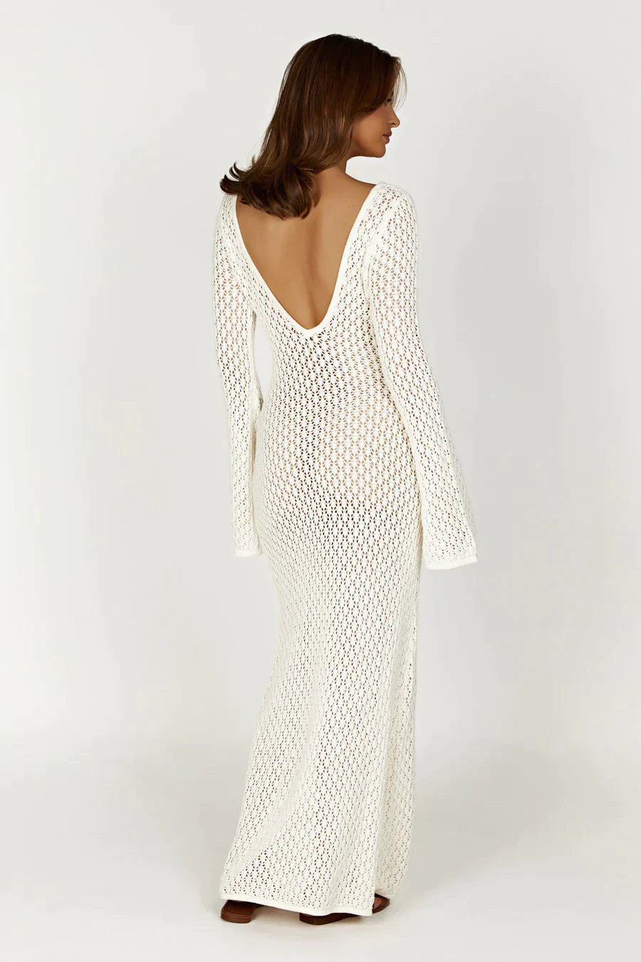 Riviera Crochet Maxi Dress