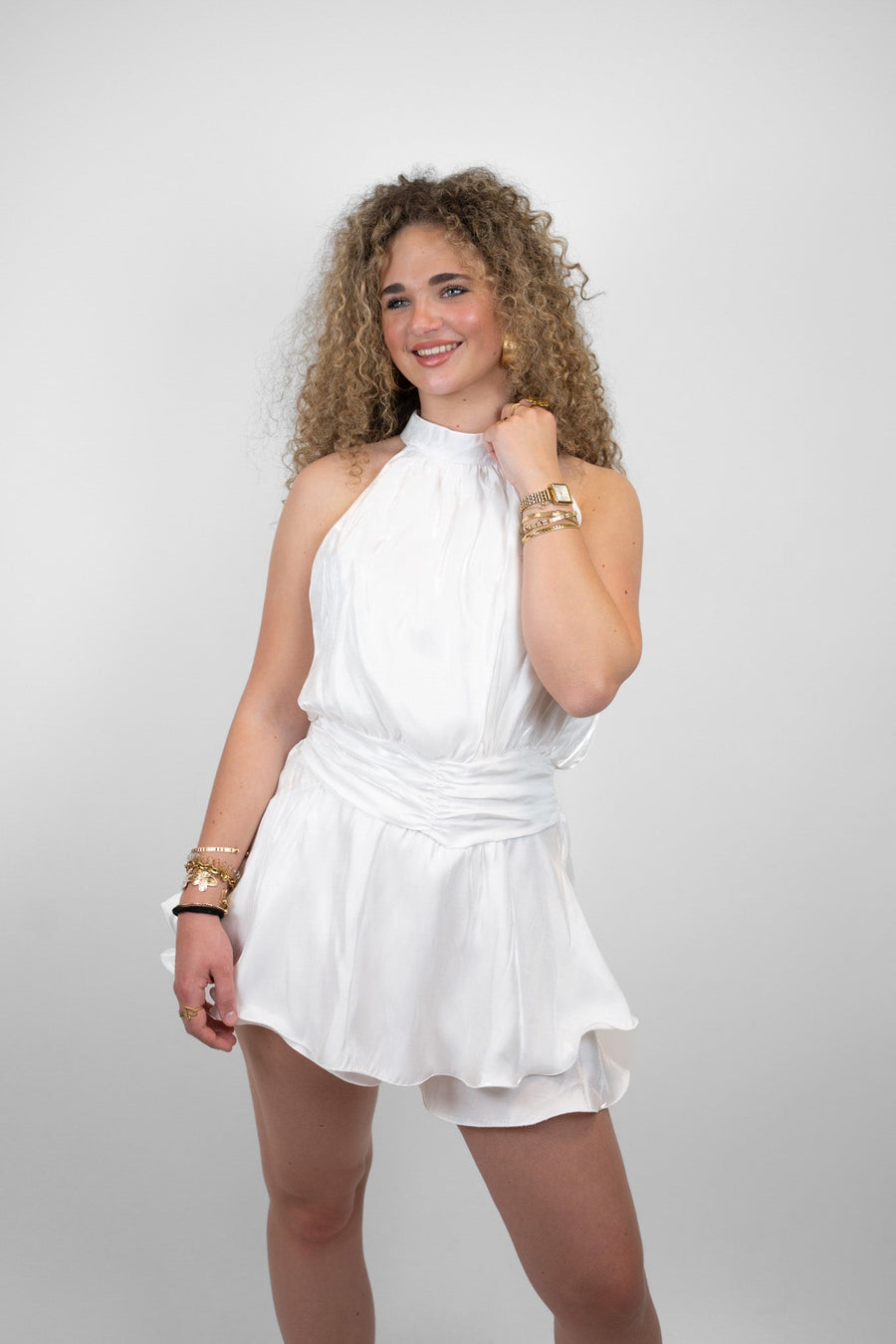 Isla White Summer Dress