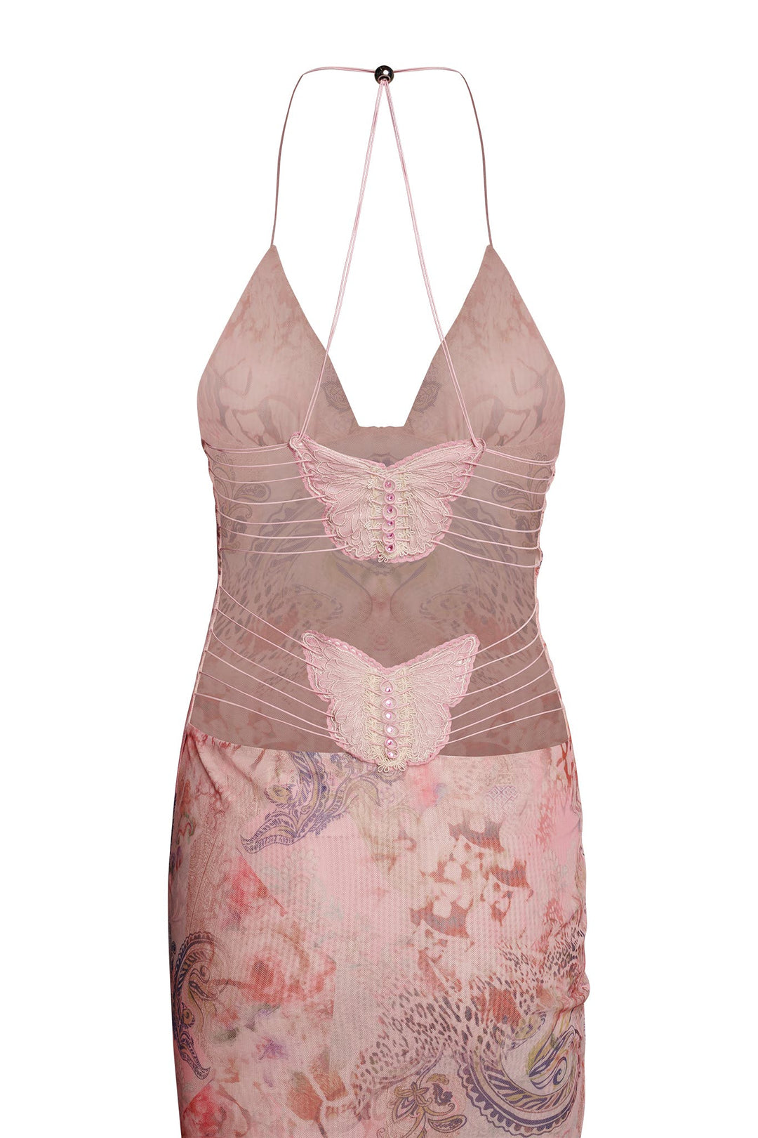 Fleur Open-Back Maxi Dress