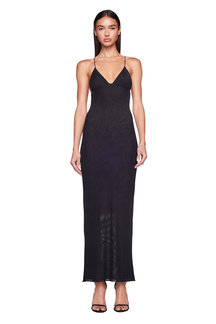 Fleur Open-Back Maxi Dress