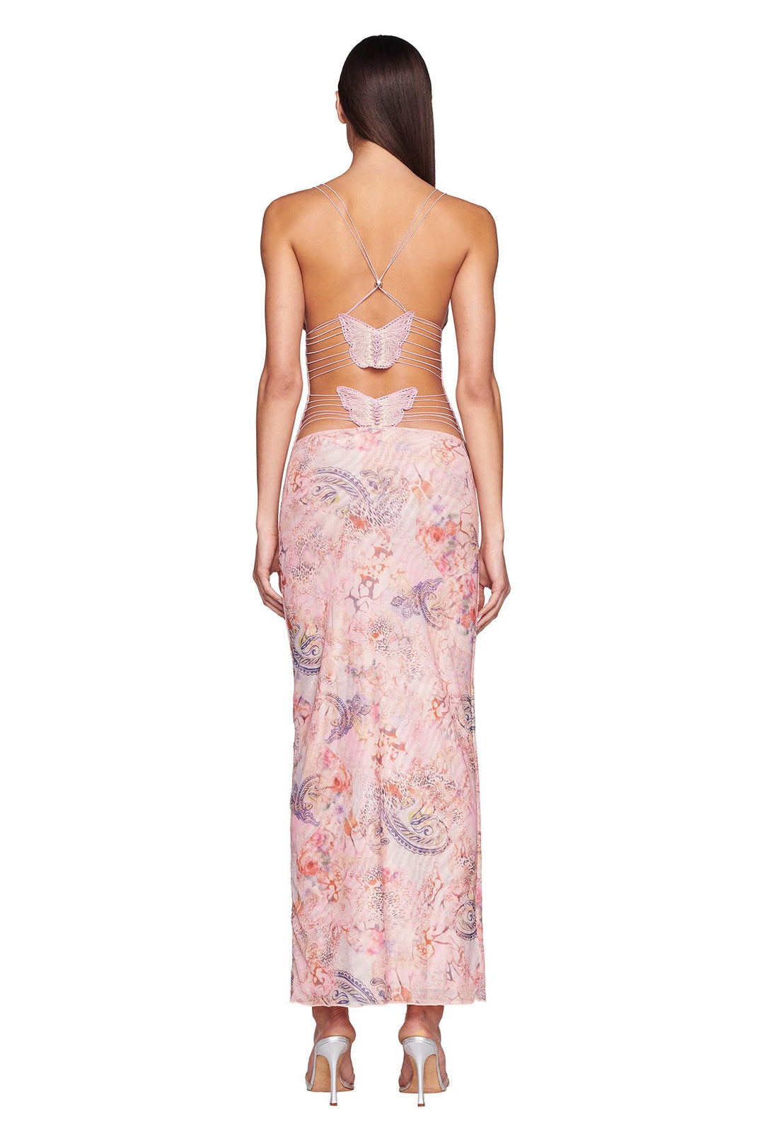 Fleur Open-Back Maxi Dress