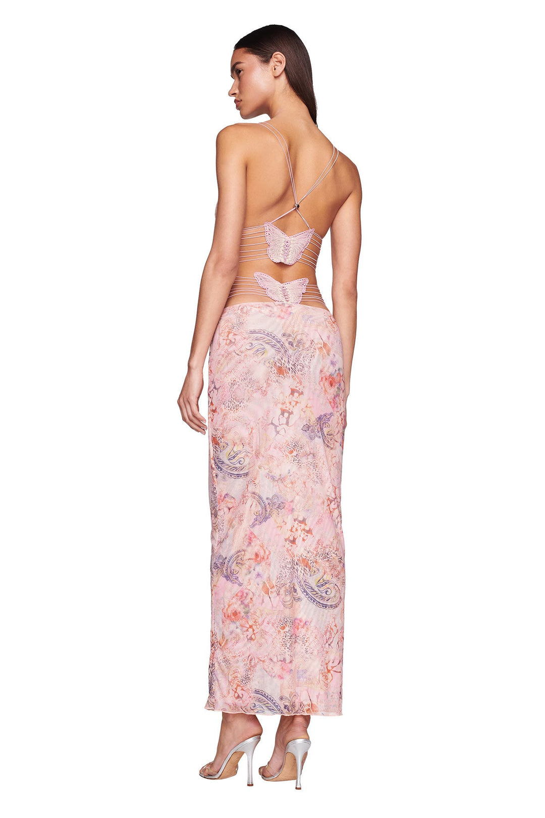 Fleur Open-Back Maxi Dress