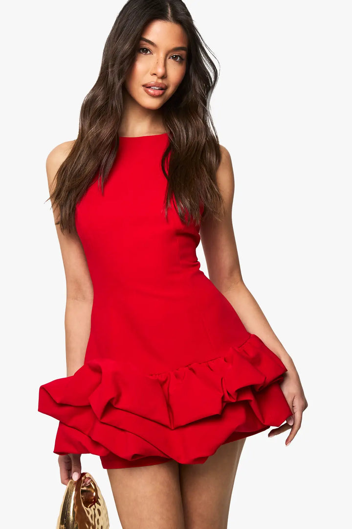 Nira Ruffled Mini Dress