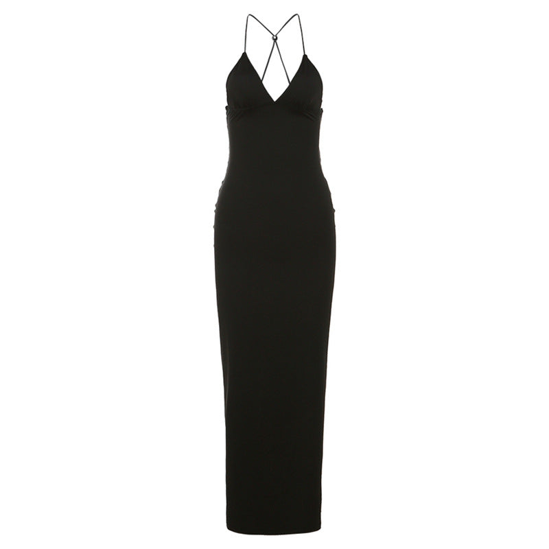 Fleur Open-Back Maxi Dress