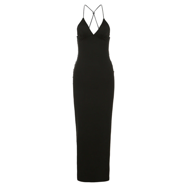 Fleur Open-Back Maxi Dress