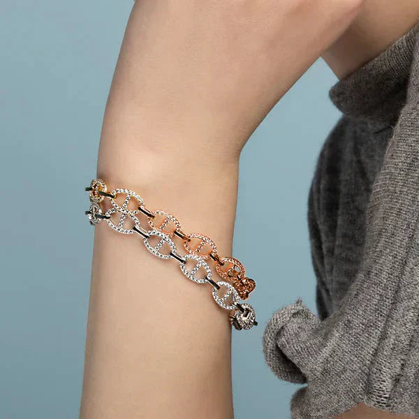 Isla Marina Bracelet in White Gold