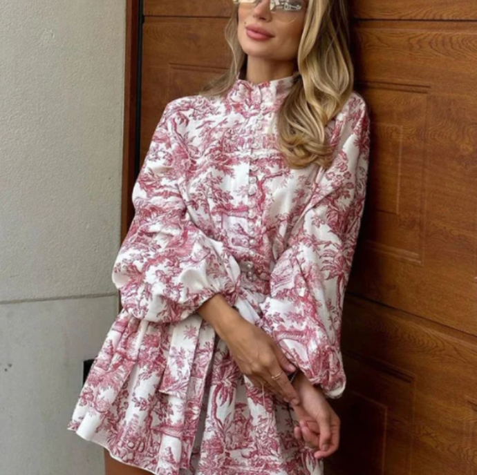 Puff Sleeve Summer Maxi Dress