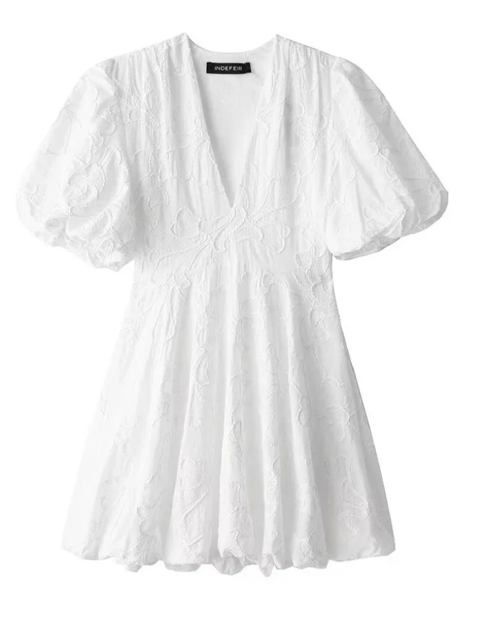 Nola Embroidered Floral Dress