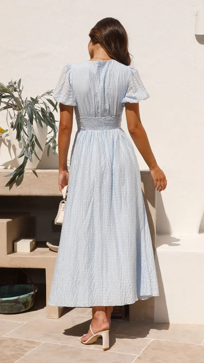Puff Sleeve Summer Dress