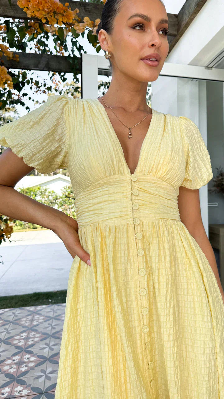 Puff Sleeve Summer Dress