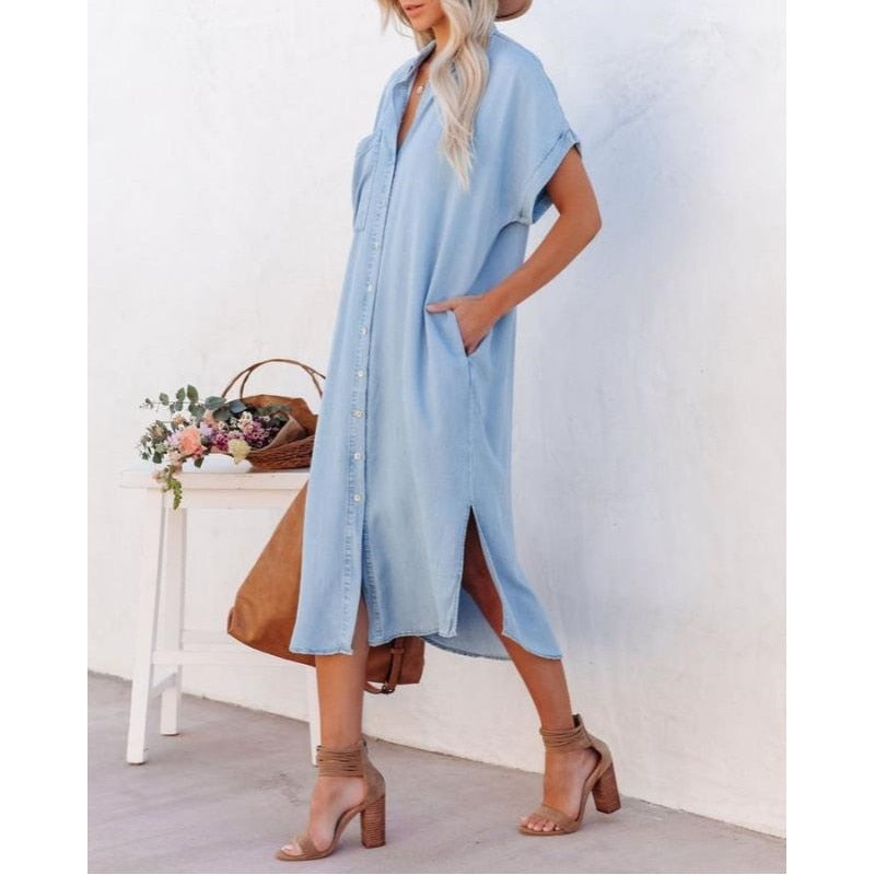 Lina Denim Dress