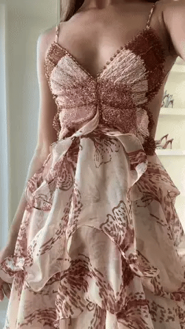 Floria Waterfall Dress