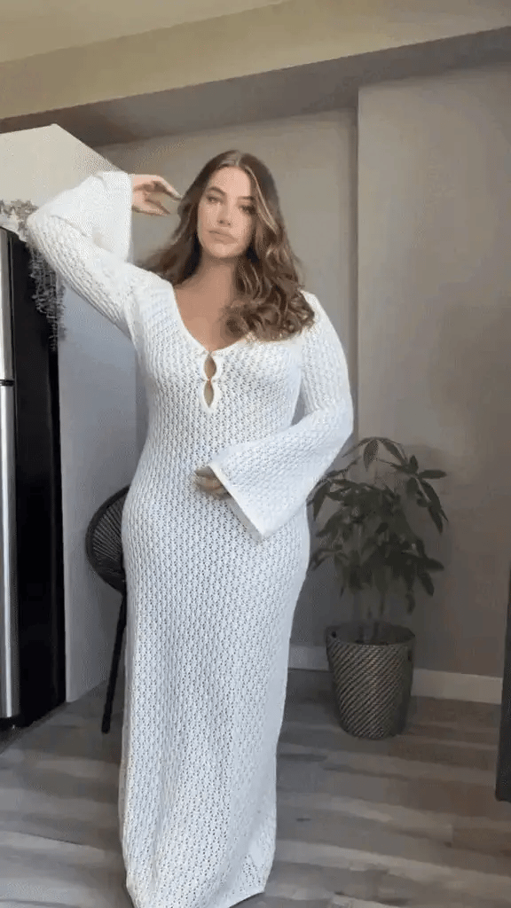 Riviera Crochet Maxi Dress