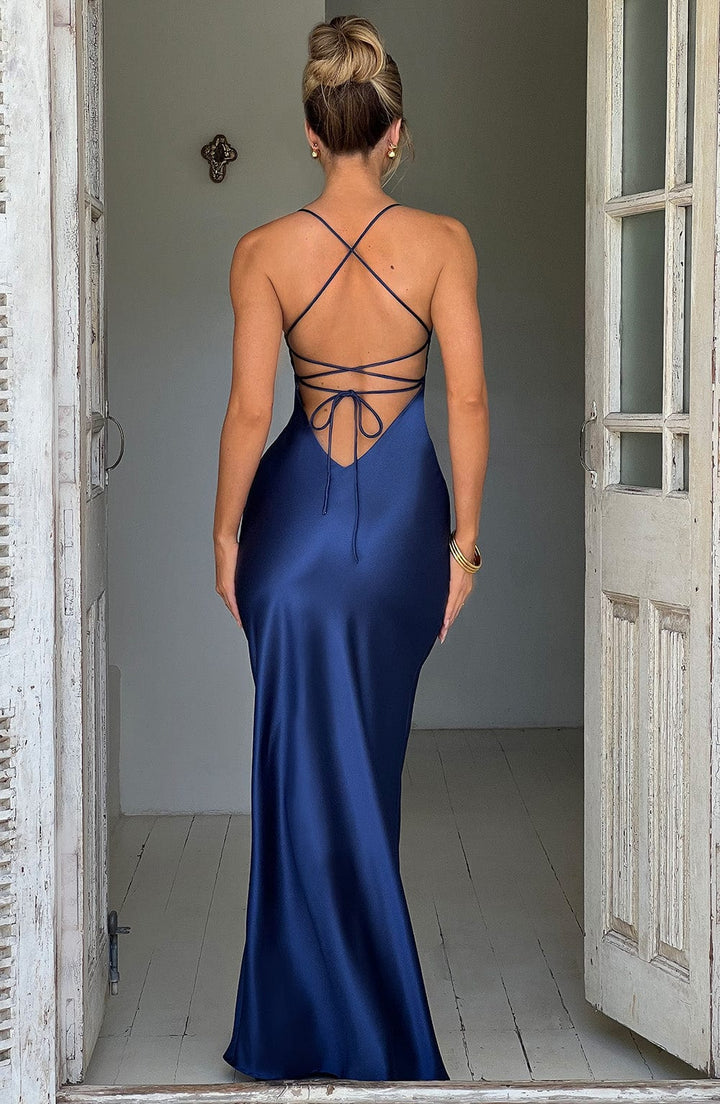Sienna Silk Satin Gown