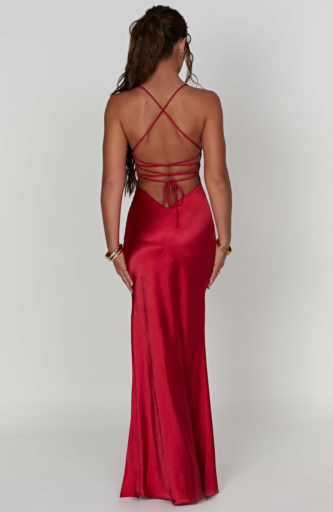 Sienna Silk Satin Gown