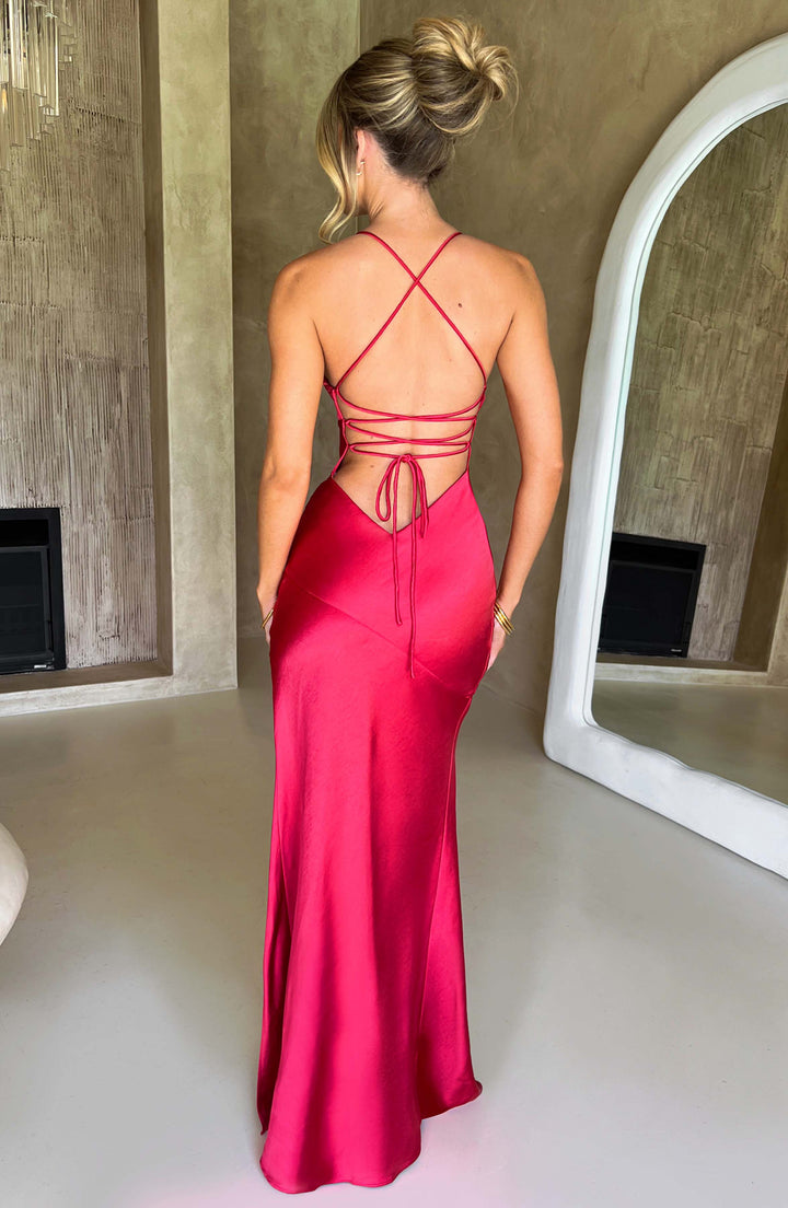 Sienna Silk Satin Gown