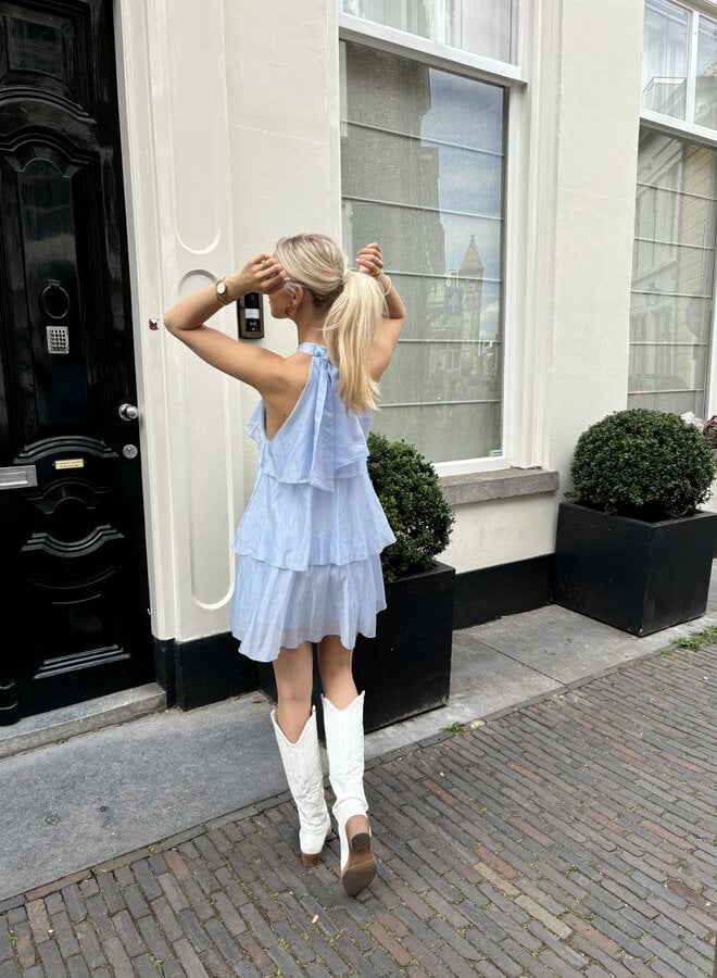 Skyla Tulle Halter Dress