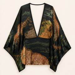 Maeve & Erin Dublin After-Dark Leopard Print Dress in Black
