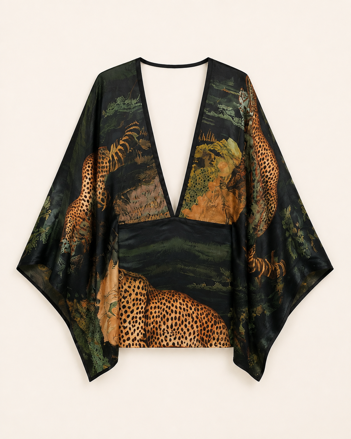 Maeve & Erin Dublin After-Dark Leopard Print Dress in Black