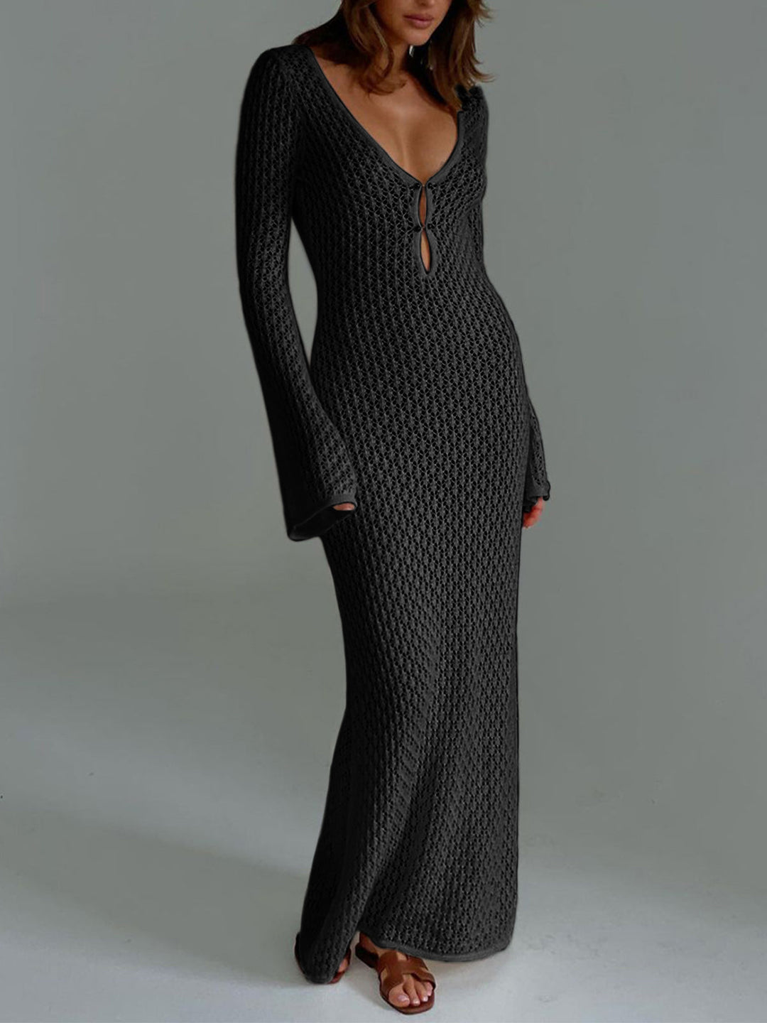 Riviera Crochet Maxi Dress