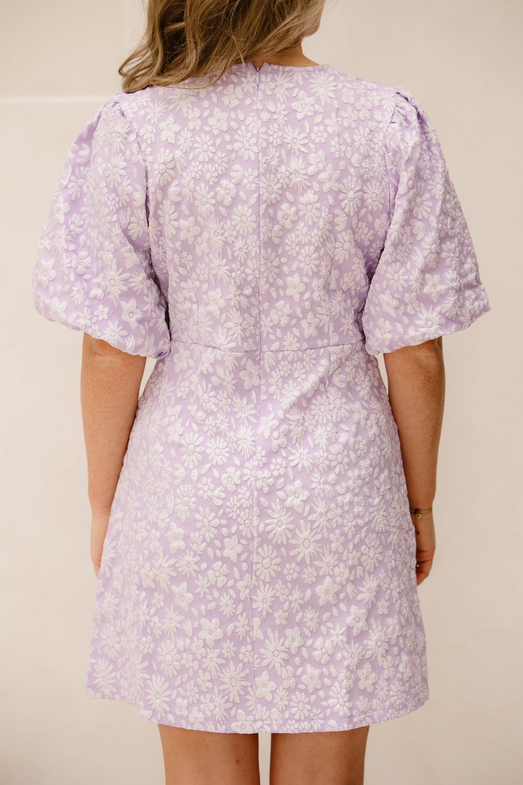Lilac Floral Summer Dress