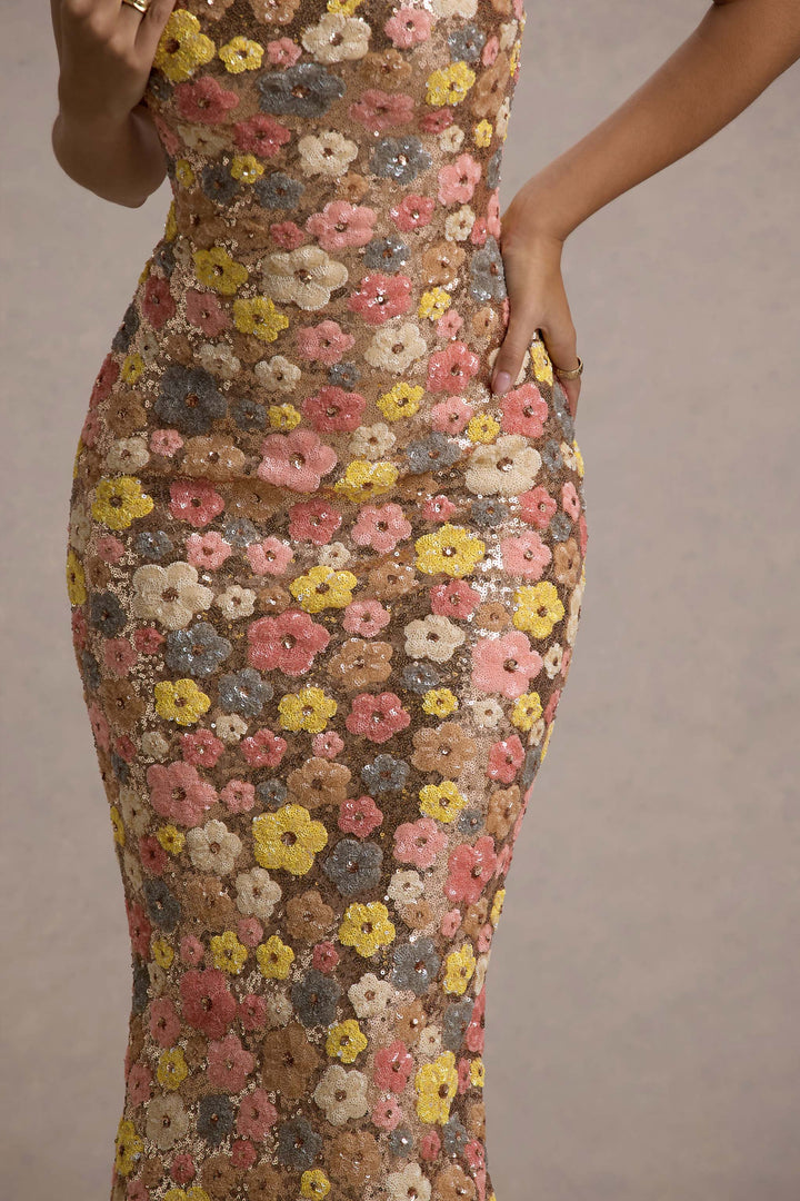 Fleurinde Floral Midi Dress