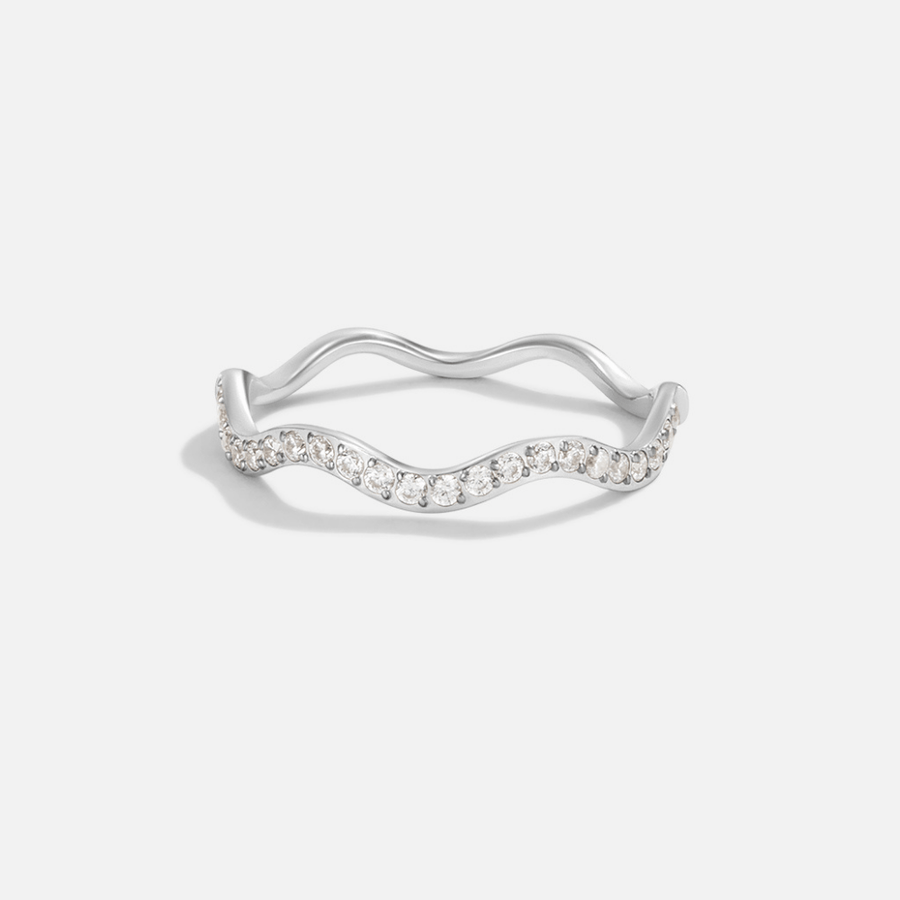 Zenya Crystal Silver Ring